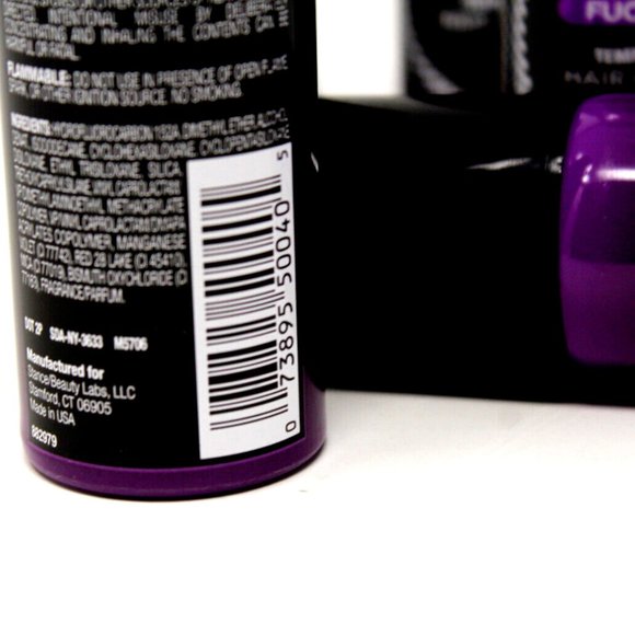 LOT OF 6 Salon on 5th Ave, NYC Temporary Hair Color Fun Shades, Fuchsia - Picture 6 of 7